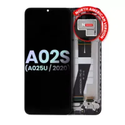 Дисплейний модуль (LCD) з рамкою для Samsung Galaxy A02S (A025U / 2020) (US Version) (Service Pack) (всі кольори)