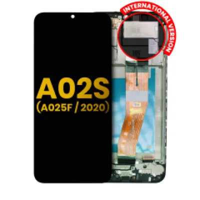 Дисплейний модуль (LCD) з рамкою для Samsung Galaxy A02S (A025F / 2020) (International Version) (Refurbished) (всі кольори)