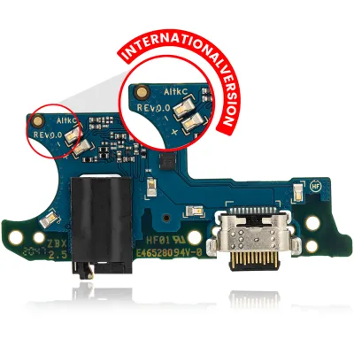 Плата зарядки з роз'ємом навушників для Samsung Galaxy A02S (A025F / 2020) / A03S (A037F / 2021) (International Version) (Premium)