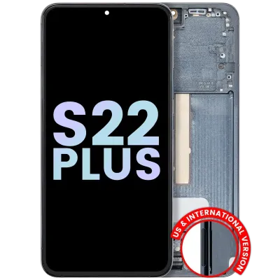 Дисплейний модуль (OLED) з рамкою для Samsung Galaxy S22 Plus 5G (Service Pack) (зелений)
