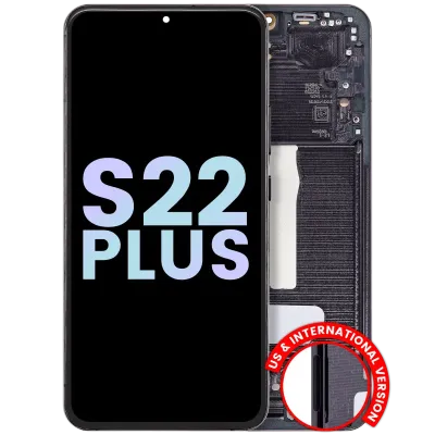 OLED Assembly With Frame For Samsung Galaxy S22 Plus 5G (Service Pack) (Phantom Black)