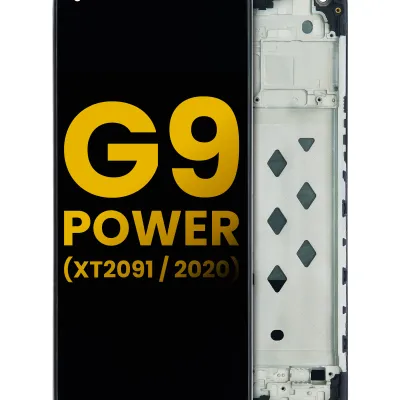 Дисплейний модуль (LCD) з рамкою для Motorola Moto G9 Power (XT2091 / 2020) (Refurbished) (всі кольори)