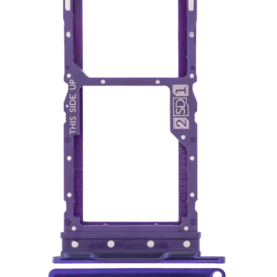 Лоток подвійної SIM для Motorola Moto G9 Power (XT2091 / 2020) (Electric Violet)