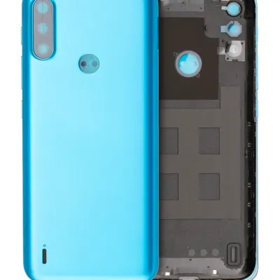 Задня кришка для Motorola Moto E7 Power (XT2097-6 / 2021) (Tahiti Blue)