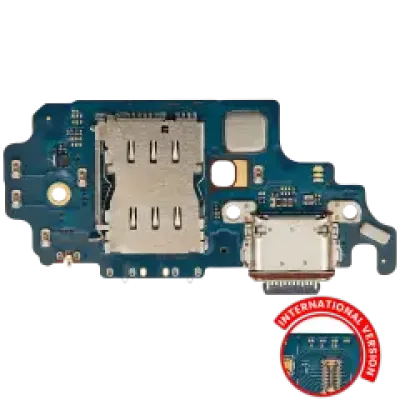 Плата зарядки з читачем SIM для Samsung Galaxy S21 Ultra 5G (G998B) (International Version) (Premium)