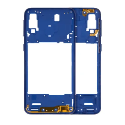 Рамка для Samsung Galaxy A40 (A405 / 2019) (Aftermarket Plus) (синя)