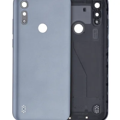Задня кришка для Motorola Moto E6i (XT2053-5 / 2021) (Titanium Gray)