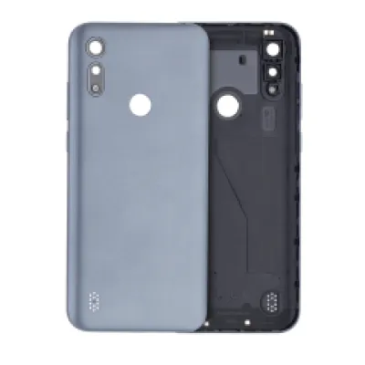 Задня кришка для Motorola Moto E6i (XT2053-5 / 2021) (Titanium Gray)