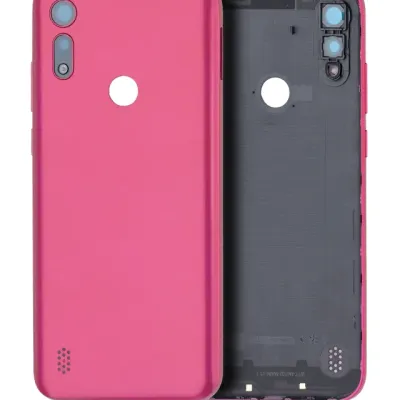 Задня кришка для Motorola Moto E6i (XT2053-5 / 2021) (рожевий)