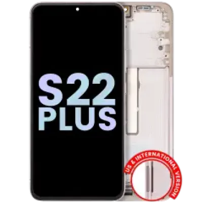 Дисплейний модуль (OLED) з рамкою для Samsung Galaxy S22 Plus 5G (Service Pack) (Violet)