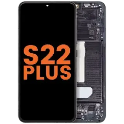 Дисплейний модуль (OLED) з рамкою для Samsung Galaxy S22 Plus 5G (Blemish: Grade D) (Phantom Black)