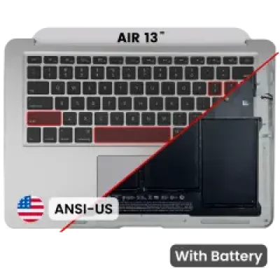 Топкейс з акумулятором і клавіатурою (ANSI US) для MacBook Air 13" A1466 (2013-2017) (Used OEM Pull: Grade A)