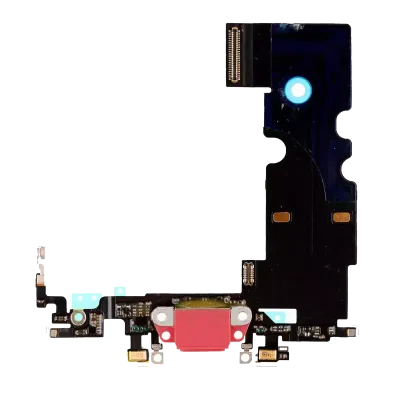 Charging Port Flex Cable For iPhone 8 (Premium) (Red)