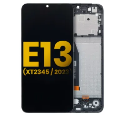 Дисплейний модуль (LCD) з рамкою для Motorola Moto E13 (XT2345 / 2023) (Refurbished) (Усі кольори)
