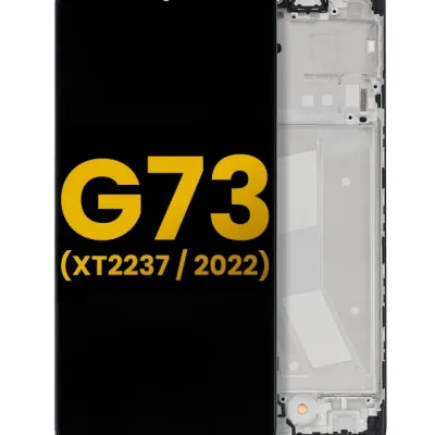 LCD Assembly With Frame For Motorola Moto G73 (XT2237 / 2022) (Refurbished) (All Colors)