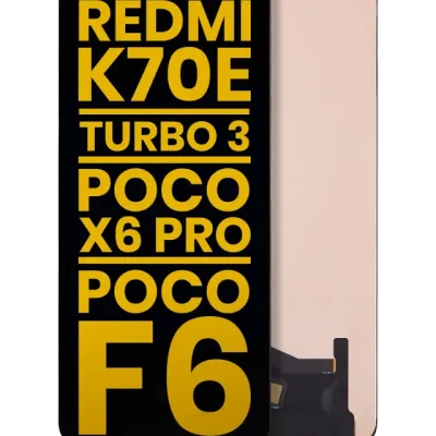 OLED Assembly Without Frame For Xiaomi Redmi K70E / Turbo 3 / Poco X6 Pro / Poco F6 (Refurbished) (All Colors)