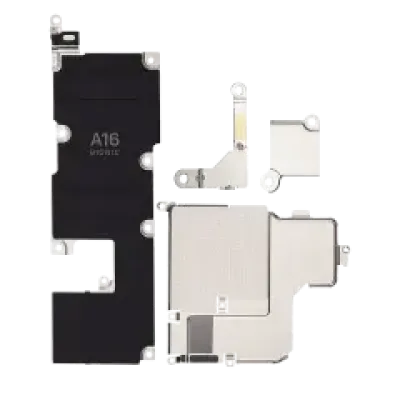 Невеликий металевий кріплення на материнській платі для iPhone 14 Pro