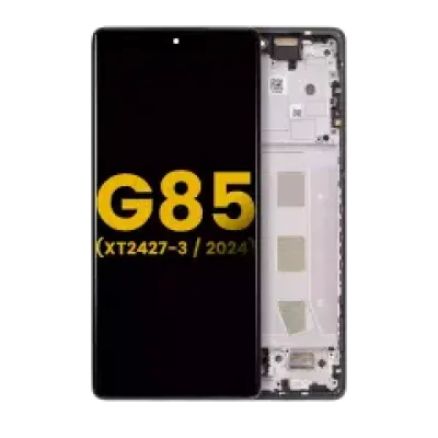 Дисплейний модуль (OLED) з рамкою для Motorola Moto G85 (XT2427-3 / 2024) (Refurbished) (Urban Grey)