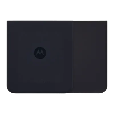 Bottom Back cover Glass For Motorola Razr Plus / Razr 40 Ultra (XT2321 / 2023) (Genuine OEM) (Phantom Black)