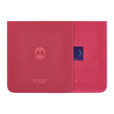 Bottom Back cover Glass For Motorola Razr Plus / Razr 40 Ultra (XT2321 / 2023) (Genuine OEM) (Barberry)