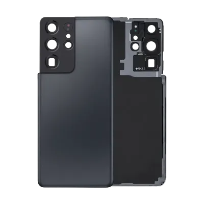 Задня кришка зі склом камери для Samsung Galaxy S21 Ultra (Service Pack) (Phantom Titanium)