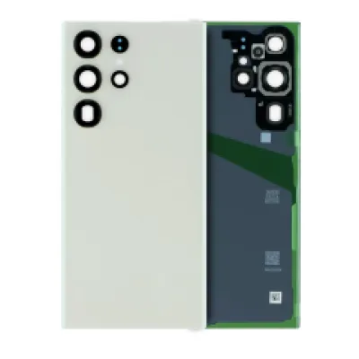 Задня кришка зі склом камери для Samsung Galaxy S23 Ultra (Service Pack) (Cream)