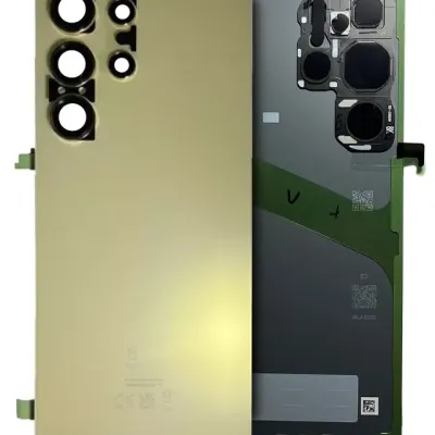 Задня кришка зі склом камери для Samsung Galaxy S24 Ultra (Service Pack) (Titanium Yellow)