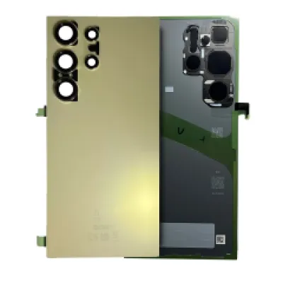 Задня кришка зі склом камери для Samsung Galaxy S24 Ultra (Service Pack) (Titanium Yellow)