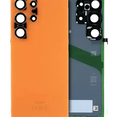 Задня кришка зі склом камери для Samsung Galaxy S24 Ultra (Service Pack) (Titanium Orange)