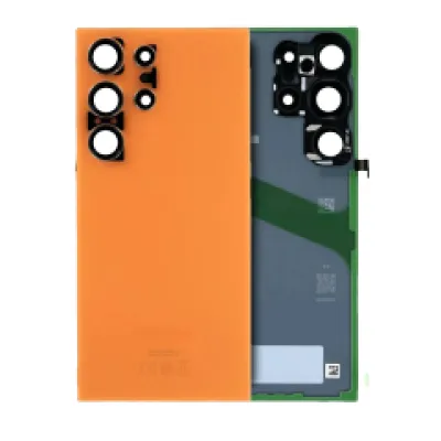Задня кришка зі склом камери для Samsung Galaxy S24 Ultra (Service Pack) (Titanium Orange)