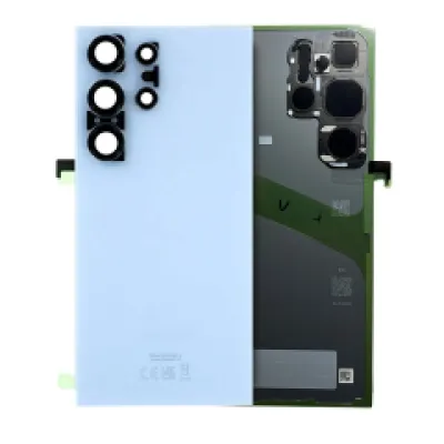 Задня кришка зі склом камери для Samsung Galaxy S24 Ultra (Service Pack) (Titanium Blue)