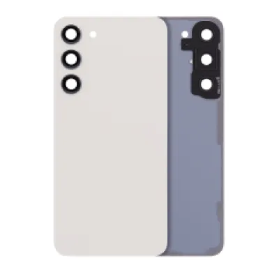 Задня кришка зі склом камери для Samsung Galaxy S23 Plus (Service Pack) (Cream)