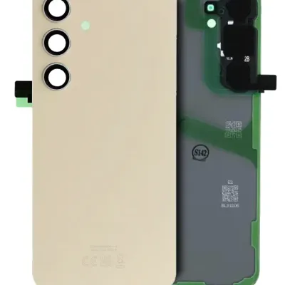 Задня кришка зі склом камери для Samsung Galaxy S24 Plus (Service Pack) (Amber Yellow)