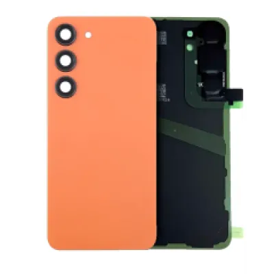 Задня кришка зі склом камери для Samsung Galaxy S24 (Service Pack) (Sandstone Orange)