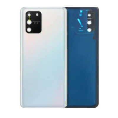 Задня кришка зі склом камери для Samsung Galaxy S10 Lite (Service Pack) (Prism White)