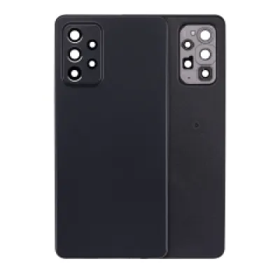 Задня кришка зі склом камери для Samsung Galaxy A72 (A725 / 2021) (Service Pack) (чорний)