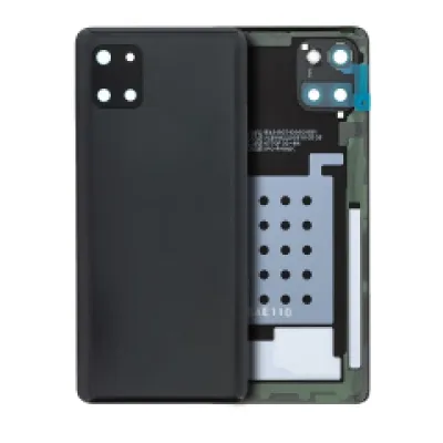 Задня кришка зі склом камери для Samsung Galaxy Note 10 Lite (Service Pack) (Aura Black)