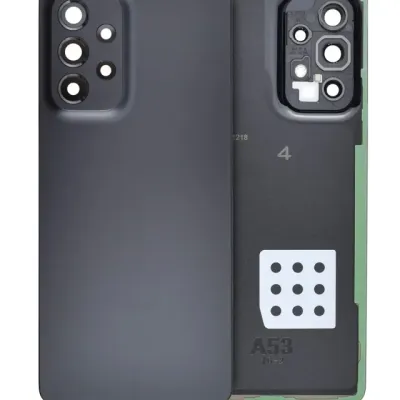 Задня кришка зі склом камери для Samsung Galaxy A53 5G (A536 / 2022) (Service Pack) (чорний)