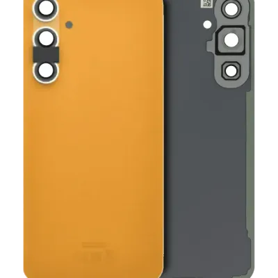 Задня кришка зі склом камери для Samsung Galaxy S23 FE (Service Pack) (мандариновий)