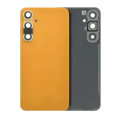 Задня кришка зі склом камери для Samsung Galaxy S23 FE (Service Pack) (мандариновий)