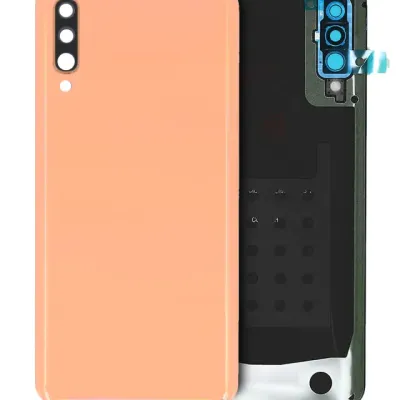 Задня кришка зі склом камери для Samsung Galaxy A50 (A505 / 2019) (Service Pack) (помаранчевий)