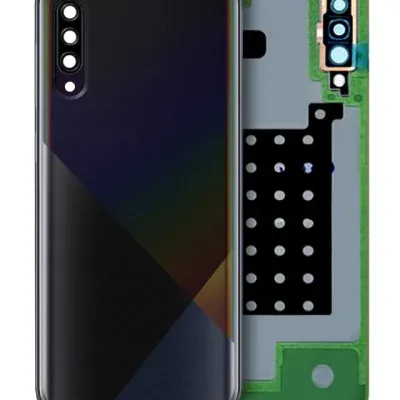 Задня кришка зі склом камери для Samsung Galaxy A30S (A307 / 2019) (Service Pack) (Prism Crush Black)