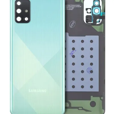 Задня кришка зі склом камери для Samsung Galaxy A71 (A715 / 2020) (Service Pack) (Prism Crush Blue)
