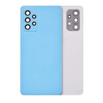 Задня кришка зі склом камери для Samsung Galaxy A72 (A725 / 2021) (Service Pack) (синій)