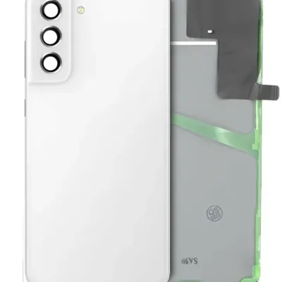 Задня кришка зі склом камери для Samsung Galaxy S21 FE (Service Pack) (білий)