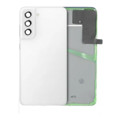 Задня кришка зі склом камери для Samsung Galaxy S21 FE (Service Pack) (білий)