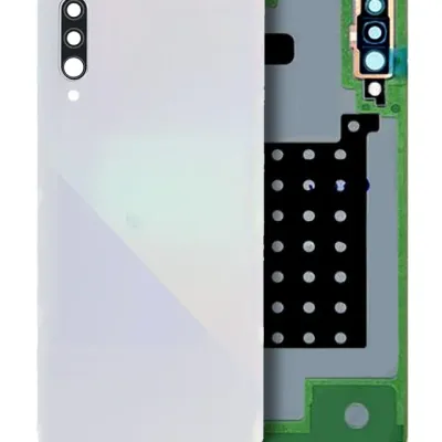 Задня кришка зі склом камери для Samsung Galaxy A30S (A307 / 2019) (Service Pack) (Prism Crush White)