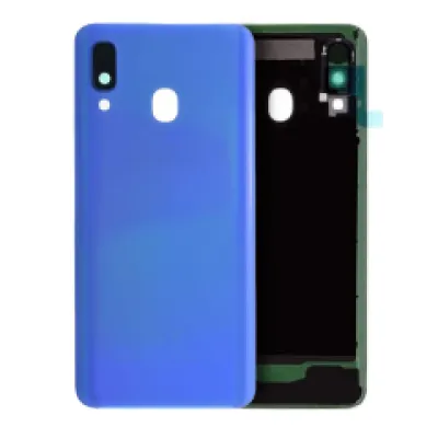 Задня кришка зі склом камери для Samsung Galaxy A40 (A405 / 2019) (Service Pack) (синій)