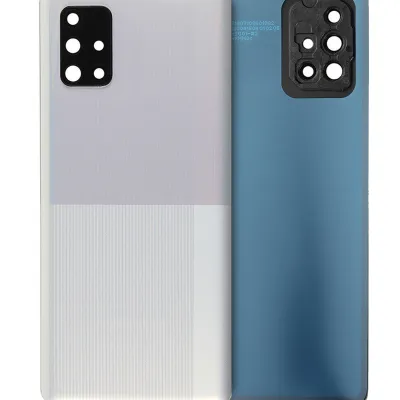 Задня кришка зі склом камери для Samsung Galaxy A71 (A715 / 2020) (Service Pack) (Prism Crush Silver)