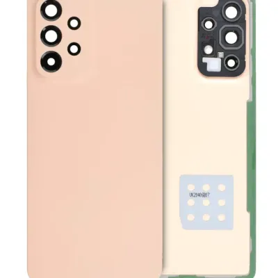 Задня кришка зі склом камери для Samsung Galaxy A53 5G (A536 / 2022) (Service Pack) (Peach)